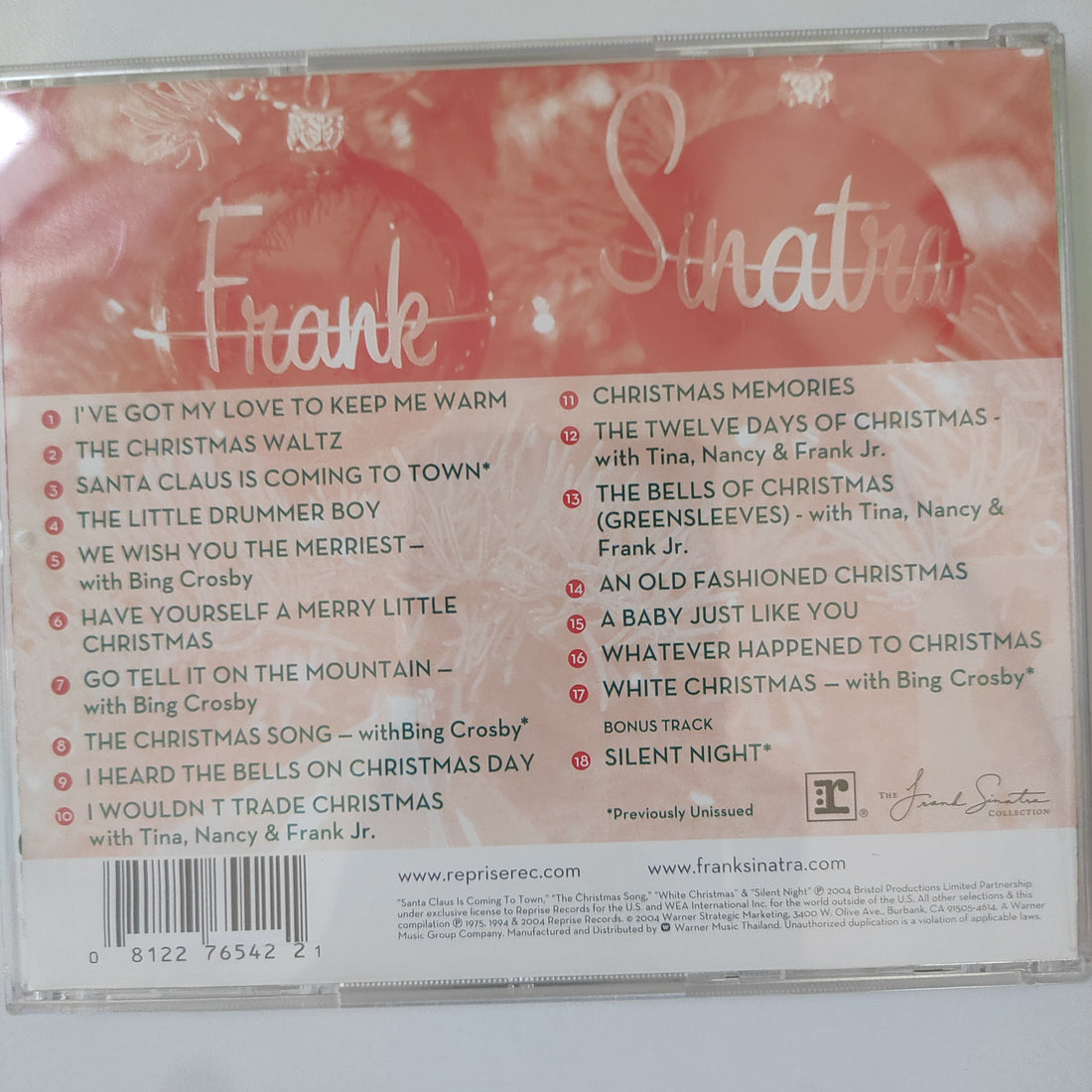 Frank Sinatra - The Christmas Collection (CD) (VG+)