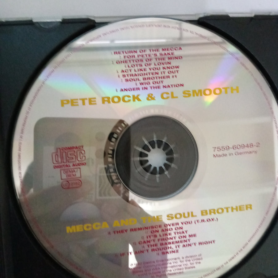 ซีดี Pete Rock & C.L. Smooth - Mecca And The Soul Brother (CD) (VG+)