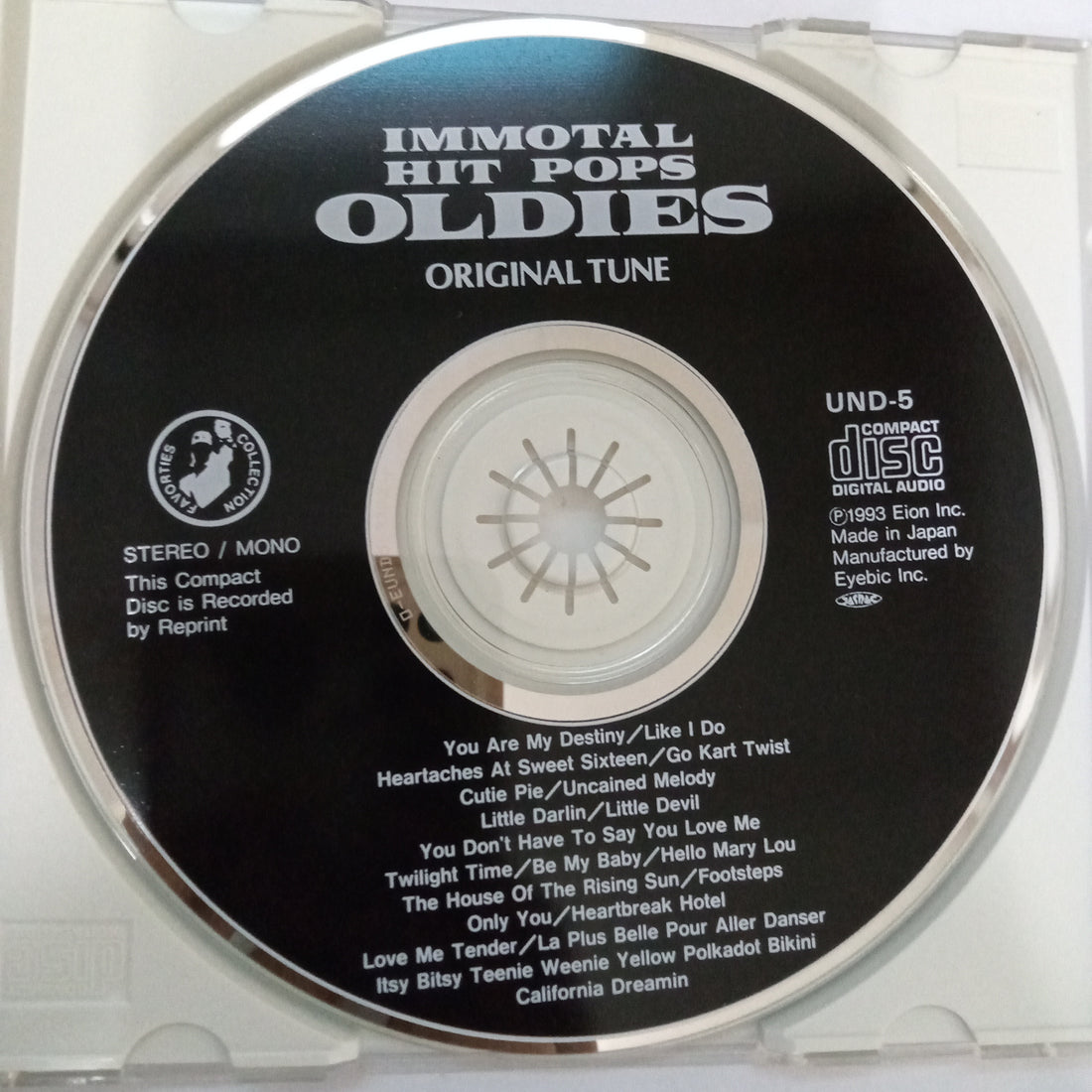 ซีดี Various - Immotal Hit Pops - Oldies (CD) (VG+)