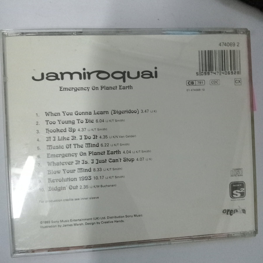 ซีดี Jamiroquai - Emergency On Planet Earth CD VG+