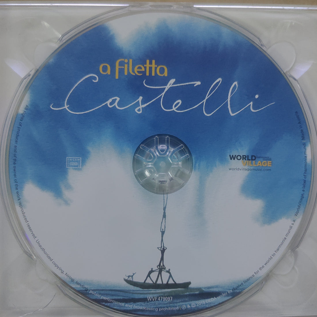 ซีดี A Filetta - Castelli (CD) (VG+)