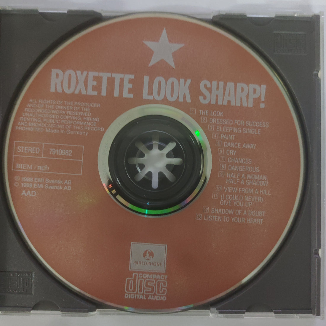 ซีดี Roxette - Look Sharp! CD VG+