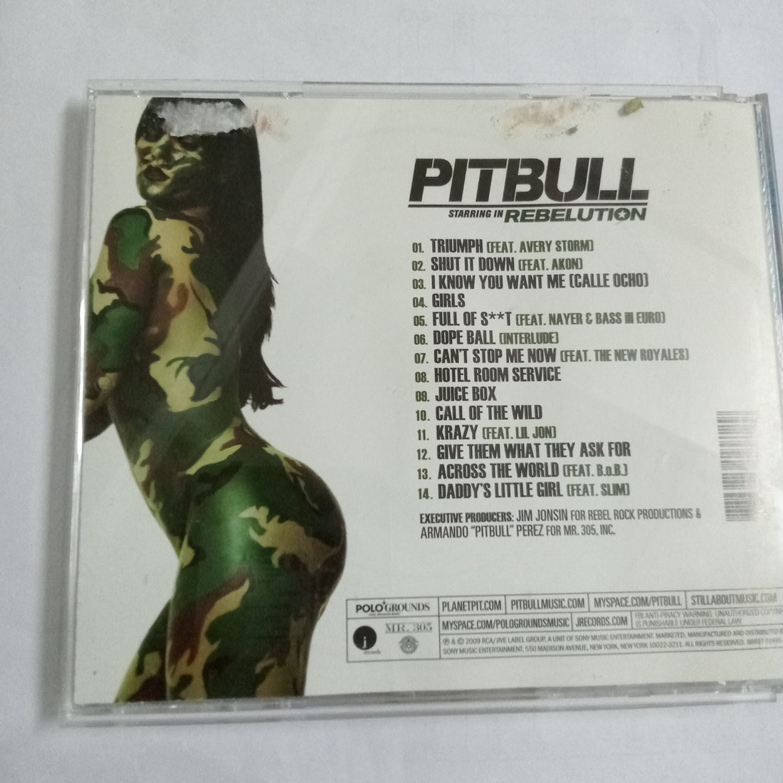 ซีดี Pitbull - Rebelution (CD) (VG+)