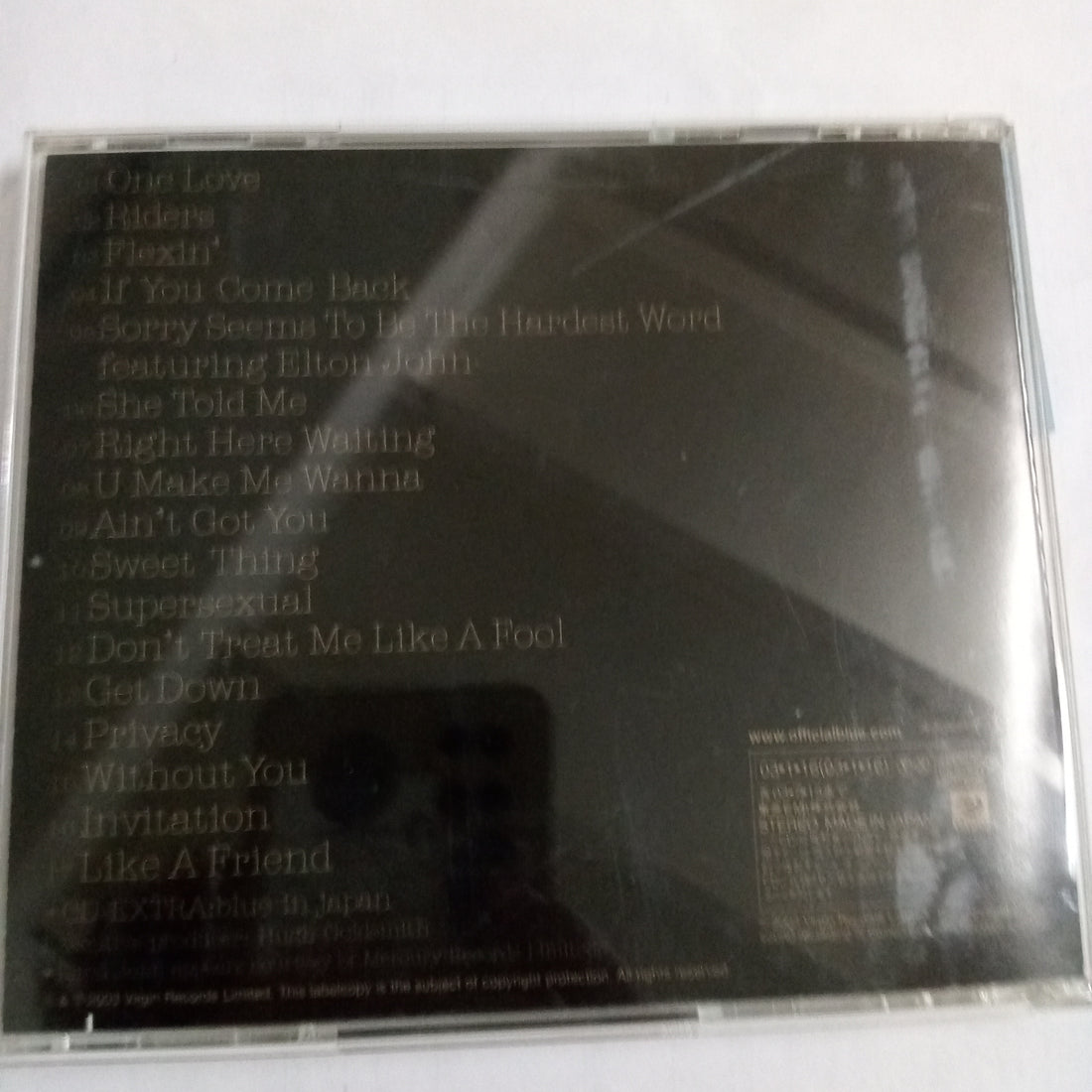 Blue  - One Love (CD) (VG+)