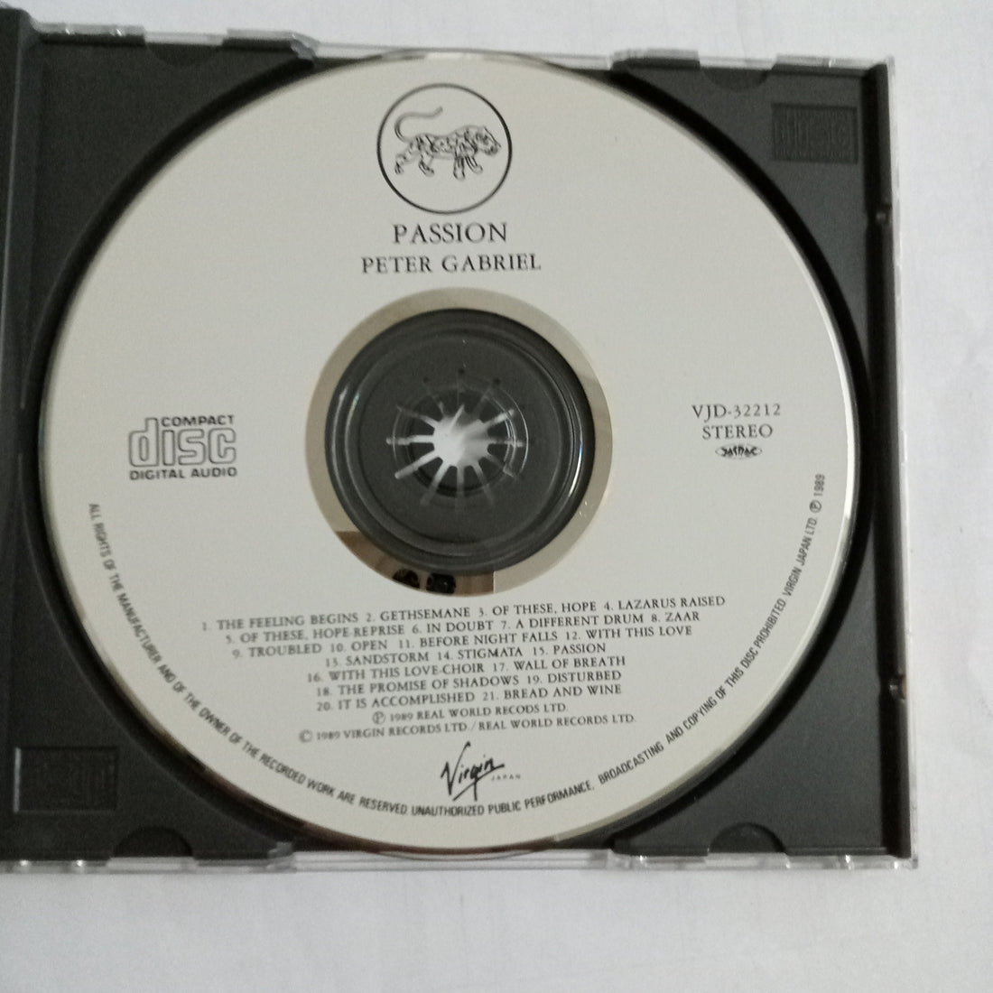 ซีดี Peter Gabriel - Passion CD VG+