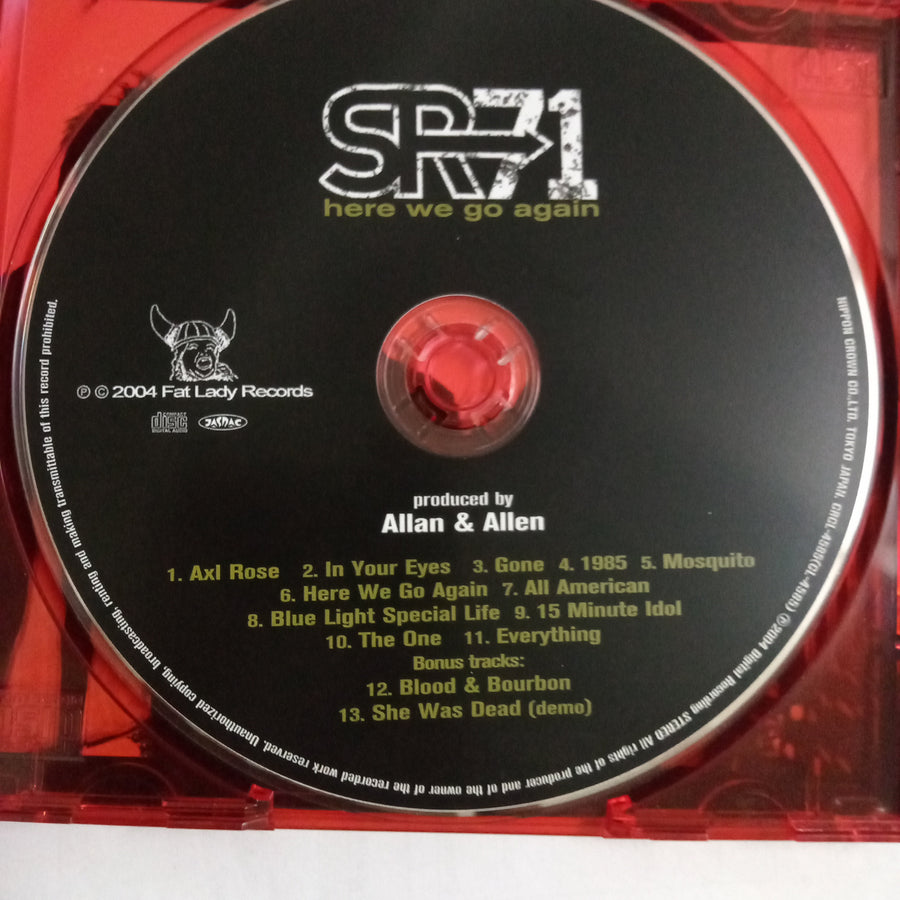 ซีดี SR-71 - Here We Go Again (CD) (VG+)