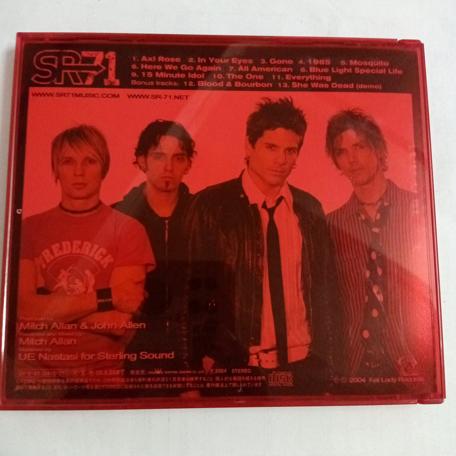 ซีดี SR-71 - Here We Go Again (CD) (VG+)