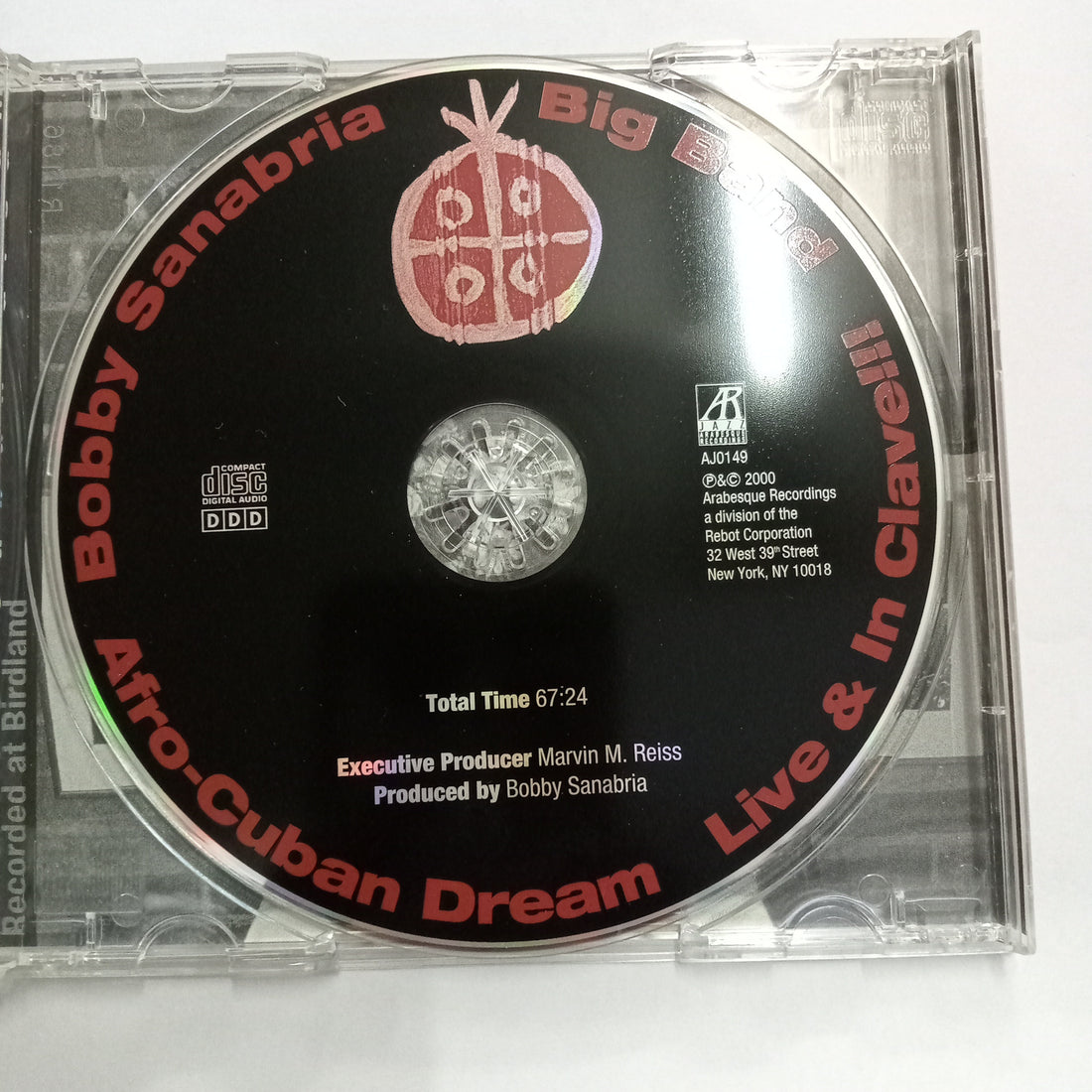 ซีดี Bobby Sanabria Big Band - Afro-Cuban Dream...Live & In Clave!!! (CD) (VG+)