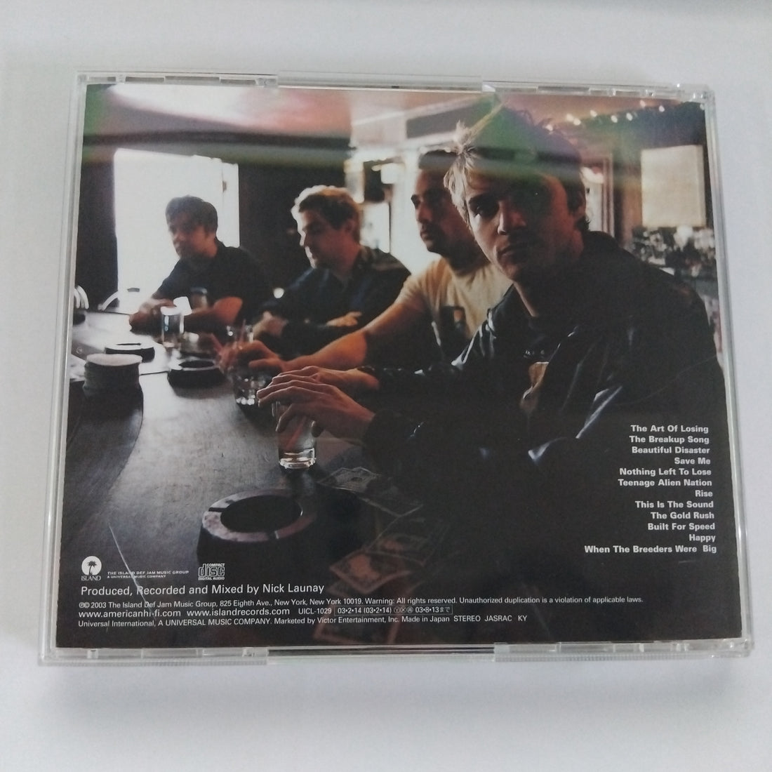 ซีดี American Hi-Fi - The Art Of Losing CD VG+