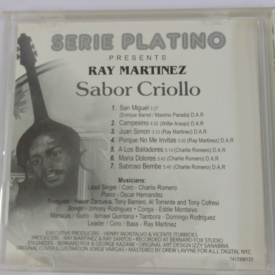 ซีดี Ray Martinez Y Su Sabor Criollo - Sabor Criollo (CD) (VG+)