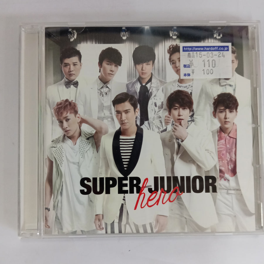 ซีดี Super Junior - Hero - Japan 1st Full Album (CD) (VG+)