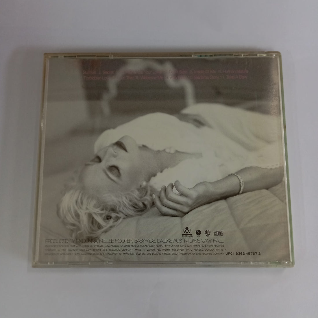 ซีดี Madonna = Madonna - Bedtime Stories = ベッドタイム ストーリーズ (CD) (NM or M-)