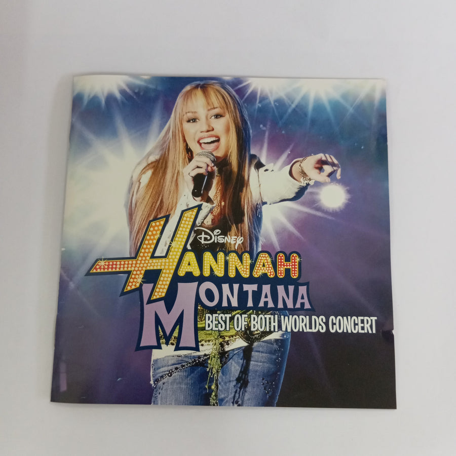 ซีดี Hannah Montana And Miley Cyrus - Best Of Both Worlds Concert CD NM or M- 2CDs