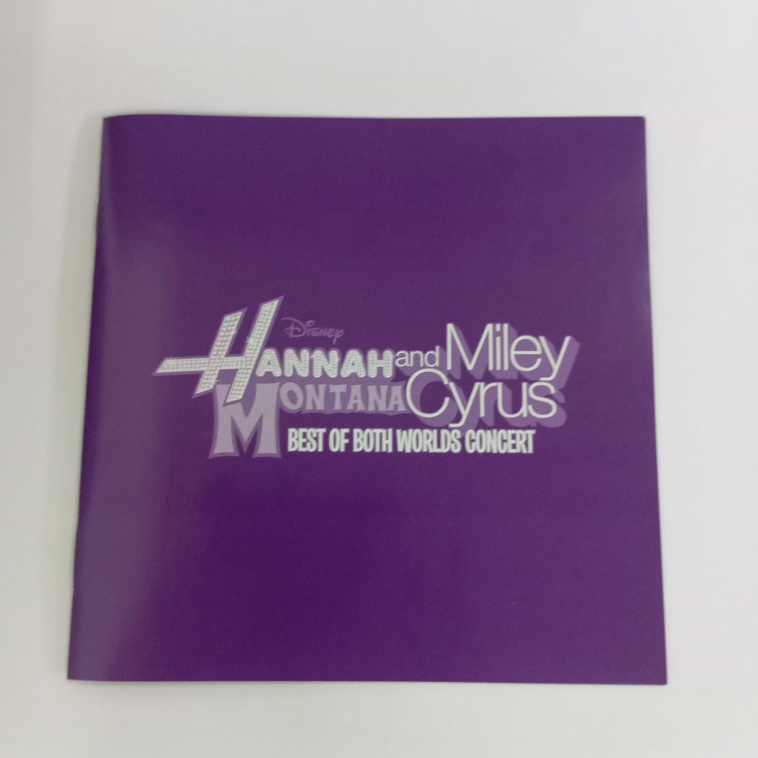 ซีดี Hannah Montana And Miley Cyrus - Best Of Both Worlds Concert CD NM or M- 2CDs