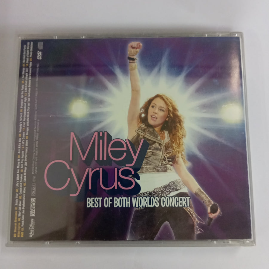 ซีดี Hannah Montana And Miley Cyrus - Best Of Both Worlds Concert CD NM or M- 2CDs