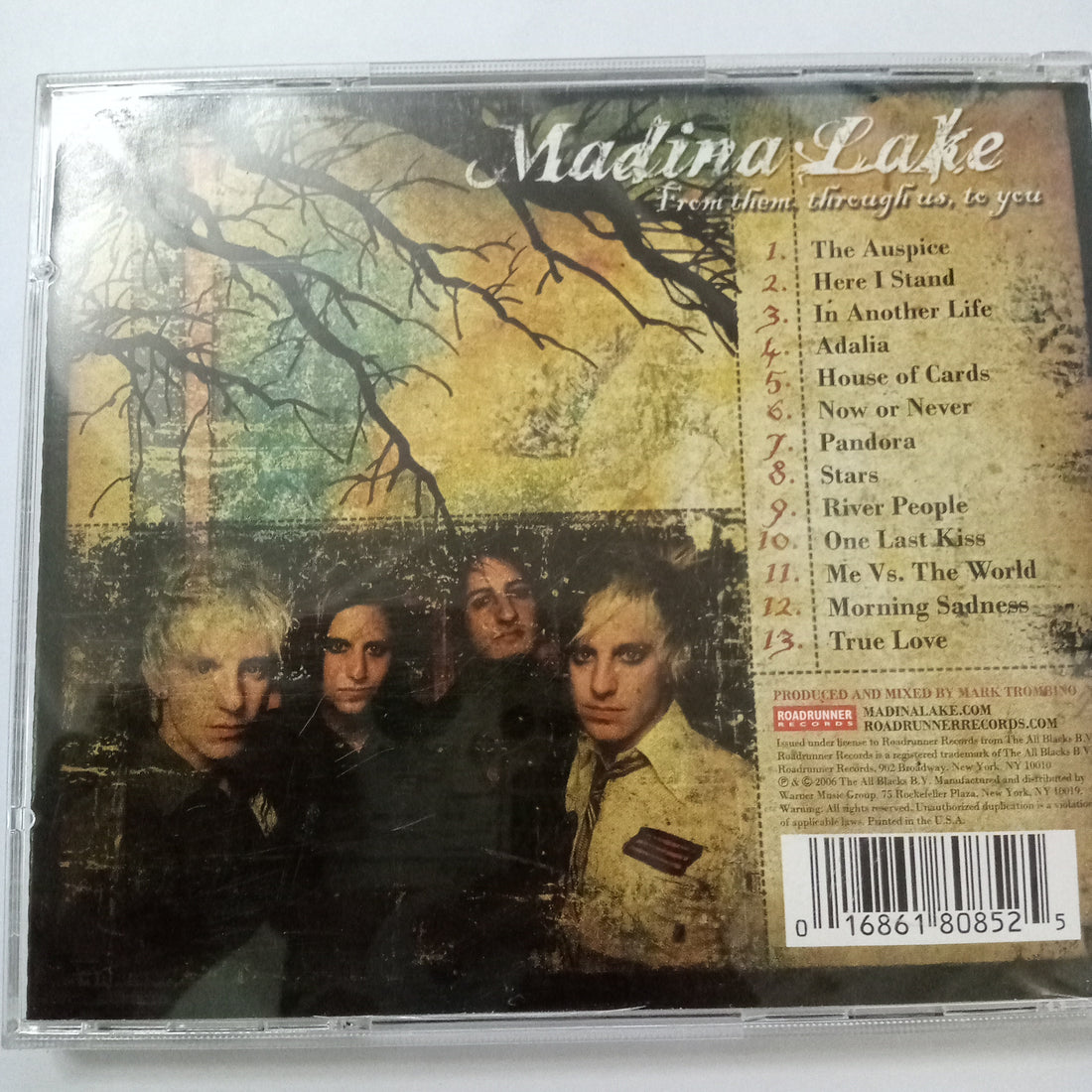 ซีดี Madina Lake - From Them, Through Us, To You CD VG+