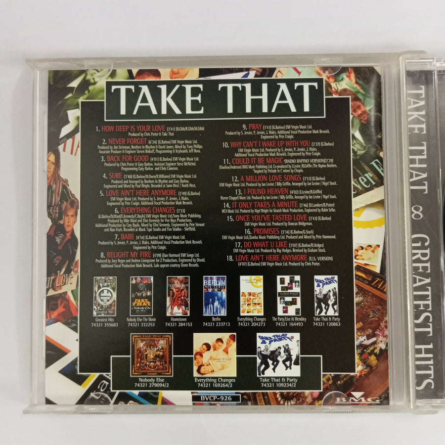 Take That - Greatest Hits (CD) (NM or M-)