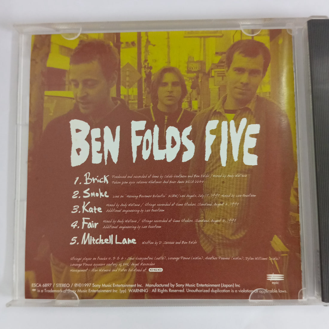 ซีดี Ben Folds Five - Brick (CD) (VG+)