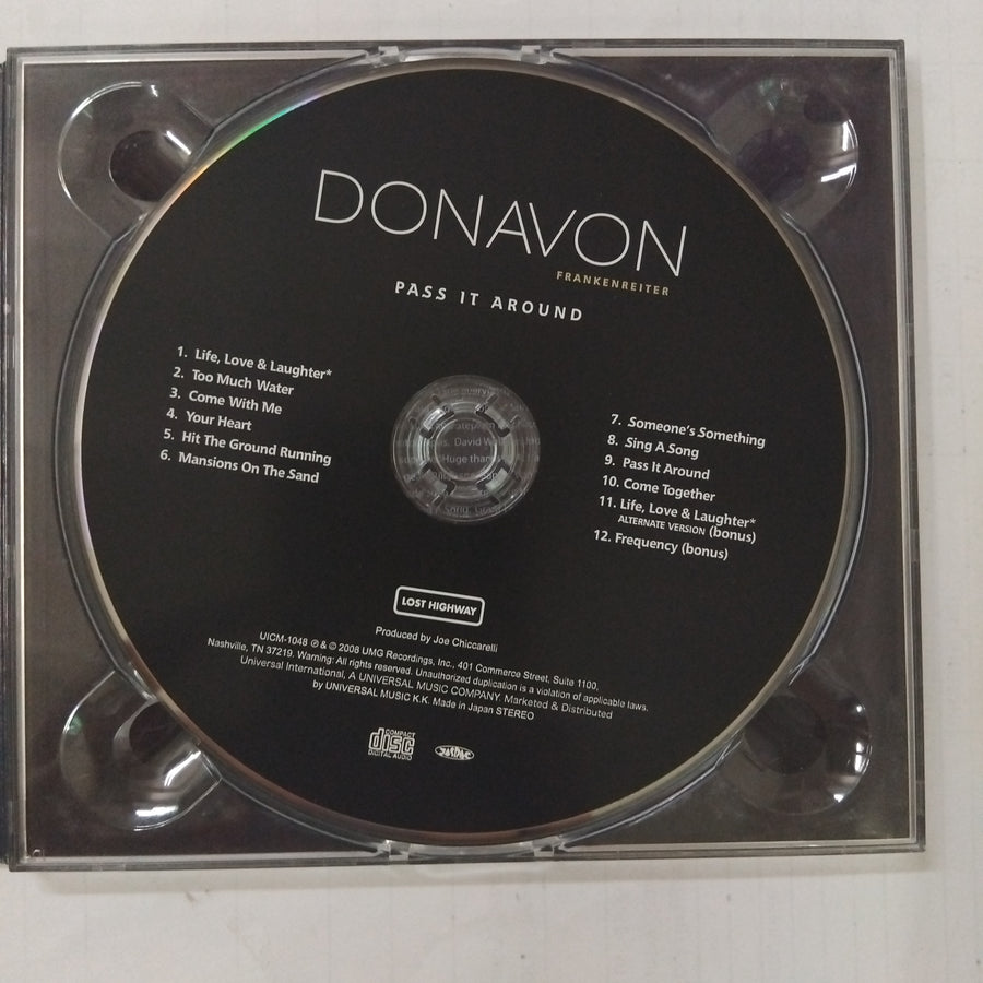 ซีดี Donavon Frankenreiter - Pass It Around CD VG+