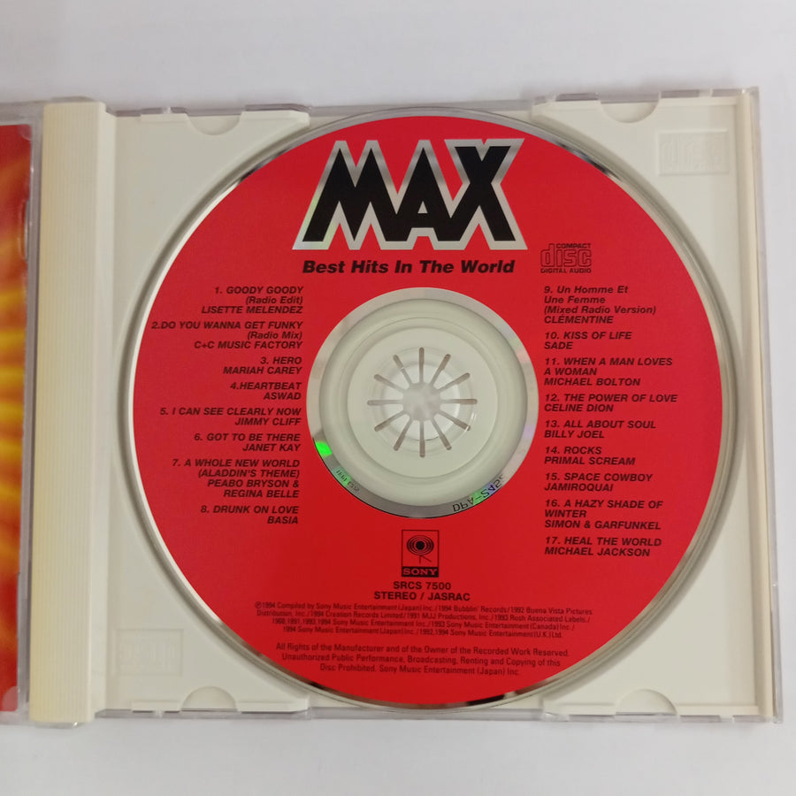 ซีดี Various - Max Best Hits In The World (CD) (G)