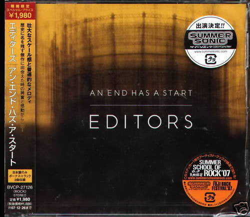 Editors - An End Has A Start CD VG+