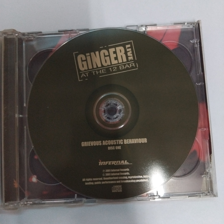 ซีดี Ginger - Grievous Acoustic Behaviour Live At The 12 Bar CD NM or M-