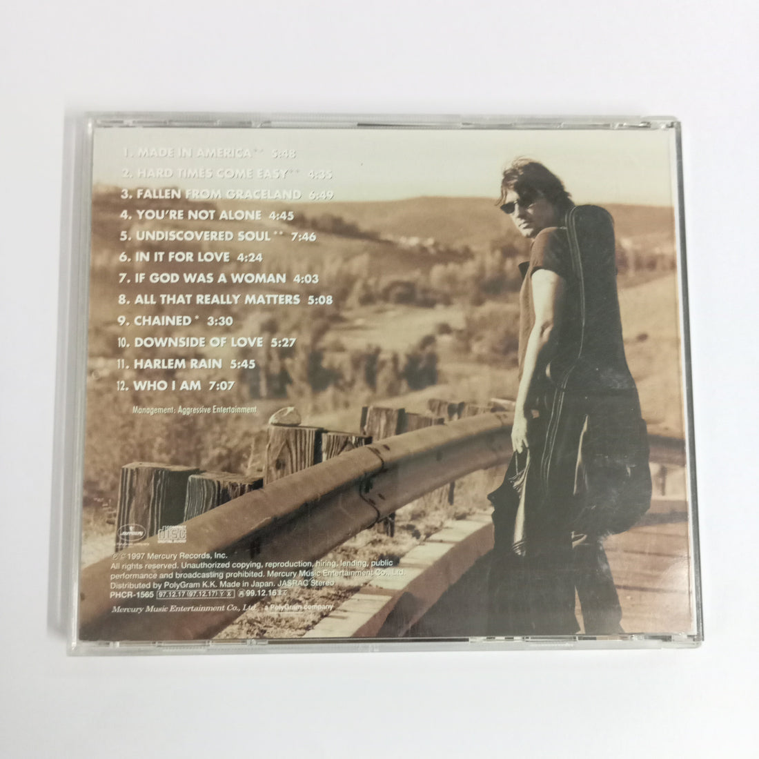 ซีดี Richie Sambora - Undiscovered Soul (CD) (VG+)