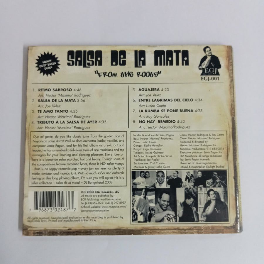 ซีดี Jesús Pagan Y Su Orquesta - Salsa De La Mata From The Roots CD VG+