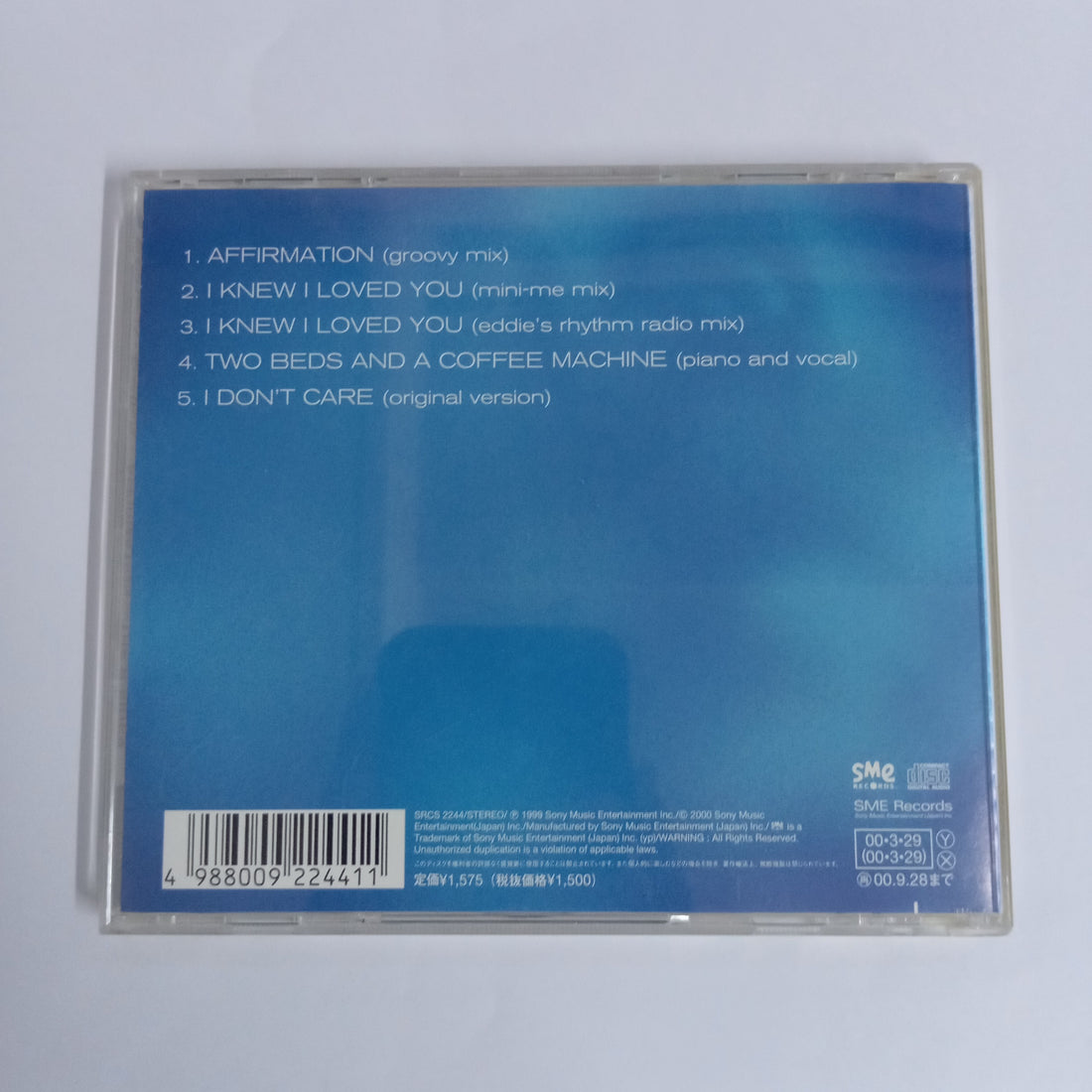 ซีดี Savage Garden - Affirmation -- The B-Sides (CD) (VG+)