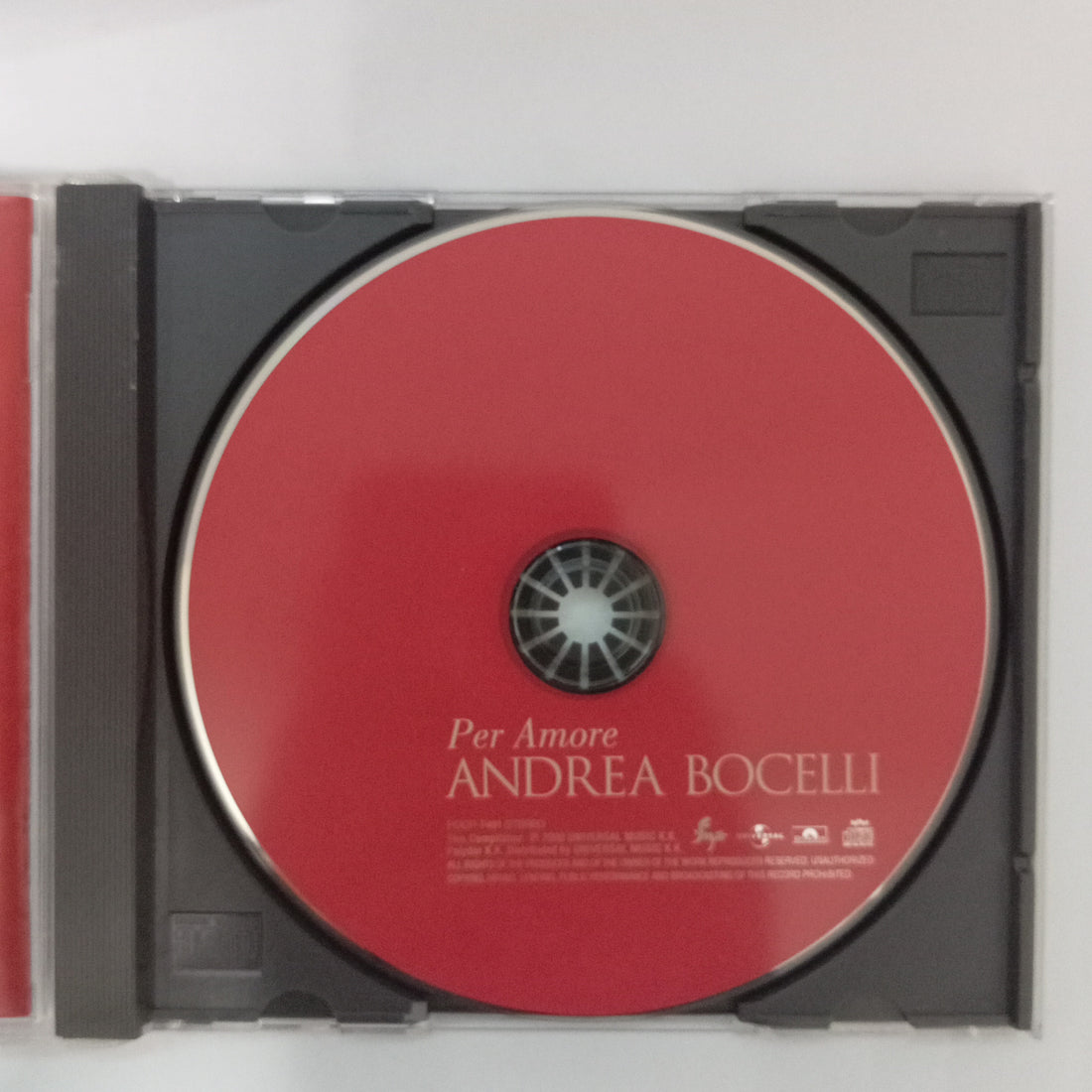 ซีดี Andrea Bocelli - Per Amore (CD) (VG)