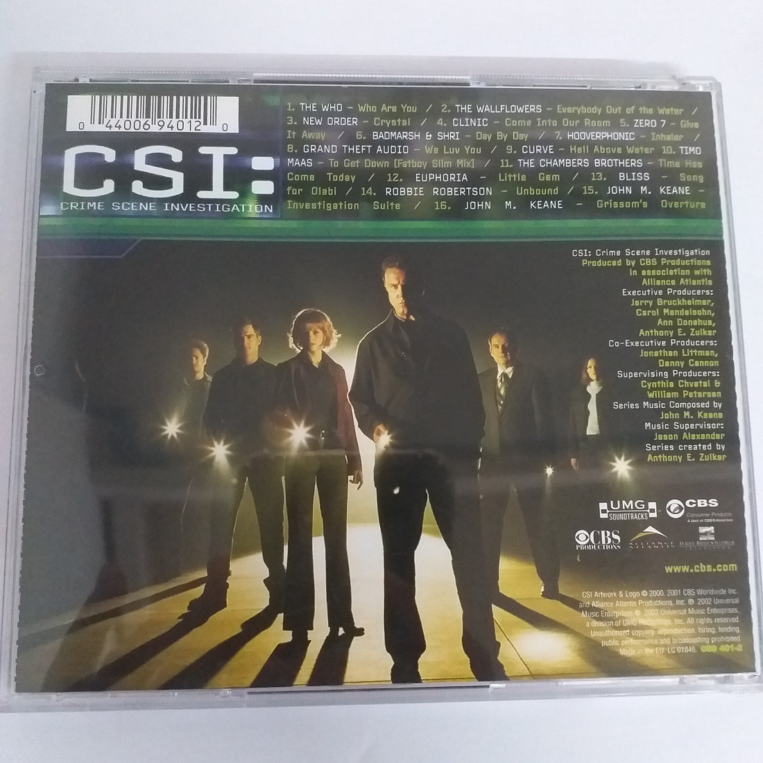 ซีดี Various - CSI: Crime Scene Investigation - The Soundtrack (CD) (VG+)