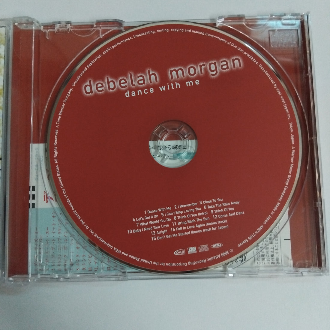 ซีดี Debelah Morgan - Dance With Me CD NM or M-