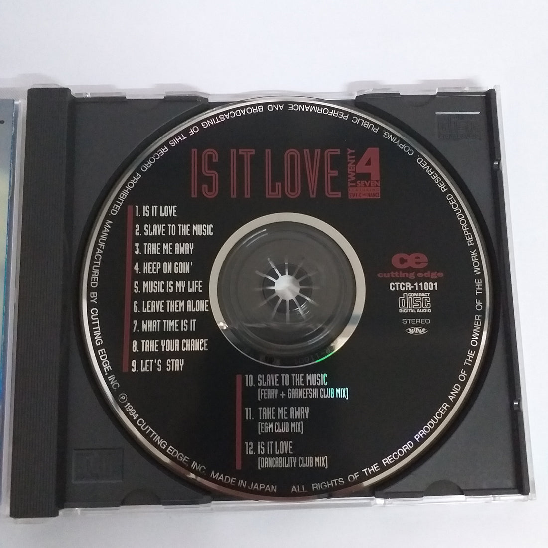 ซีดี Twenty 4 Seven - Is It Love CD NM or M-