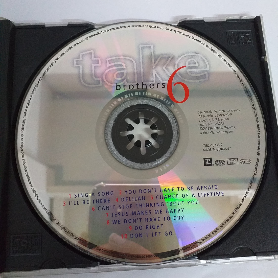 ซีดี Take 6 - Brothers (CD) (NM or M-)