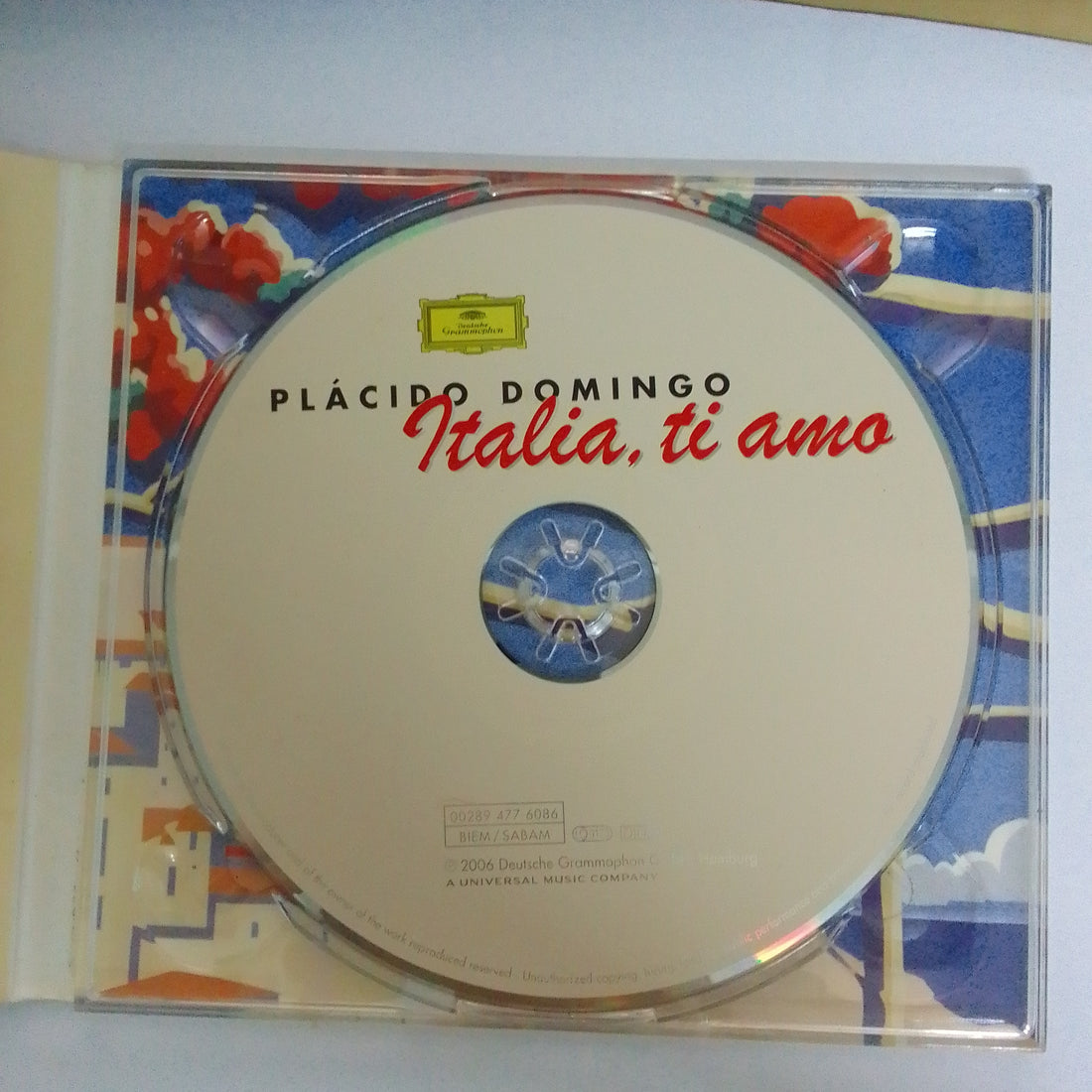 ซีดี Placido Domingo - Italia, Ti Amo (CD) (NM or M-)