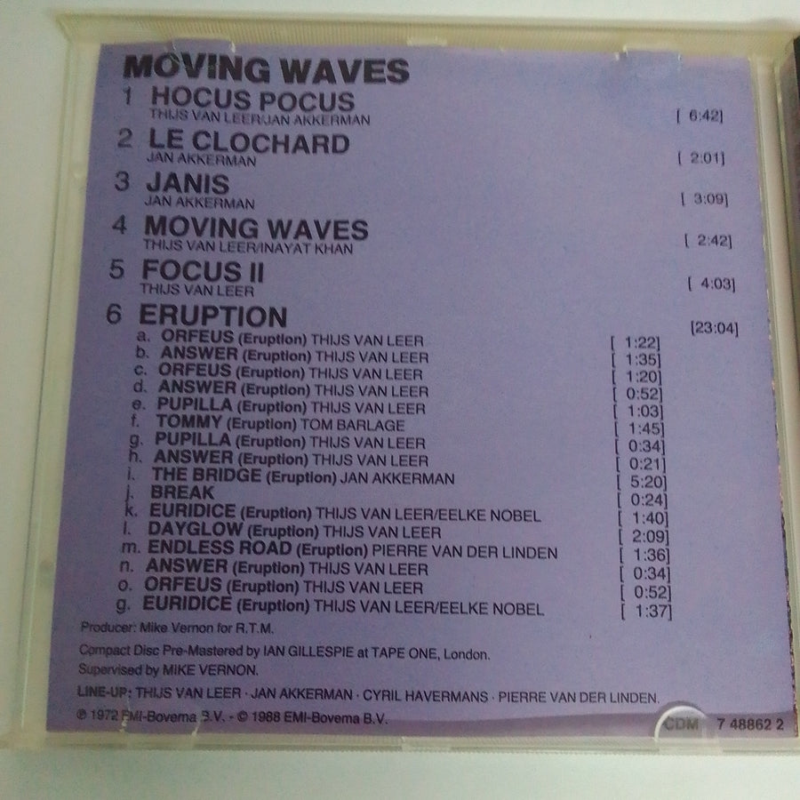 ซีดี Focus  - Moving Waves (CD) (VG)