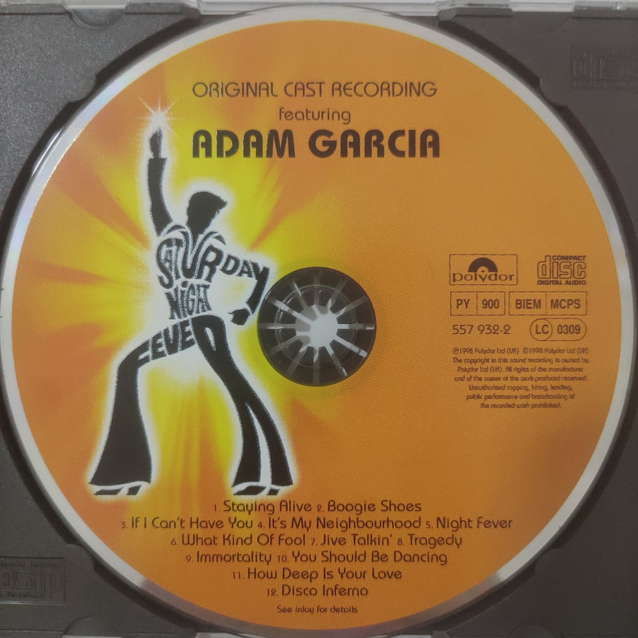 ซีดี Various , featuring Adam Garcia - Saturday Night Fever - Original Cast Recording (CD) (VG+)