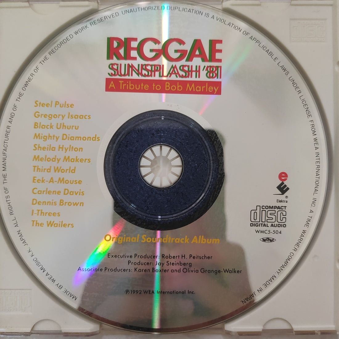 ซีดี Various - Reggae Sunsplash '81 A Tribute To Bob Marley CD VG