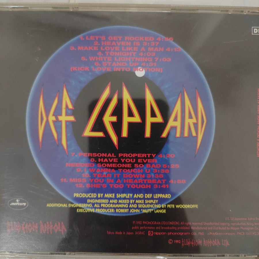 ซีดี Def Leppard - Adrenalize CD VG+