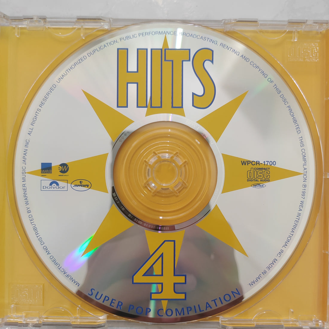 ซีดี Various - Hits 4 (Super Pop Compilation) (CD) (VG+)