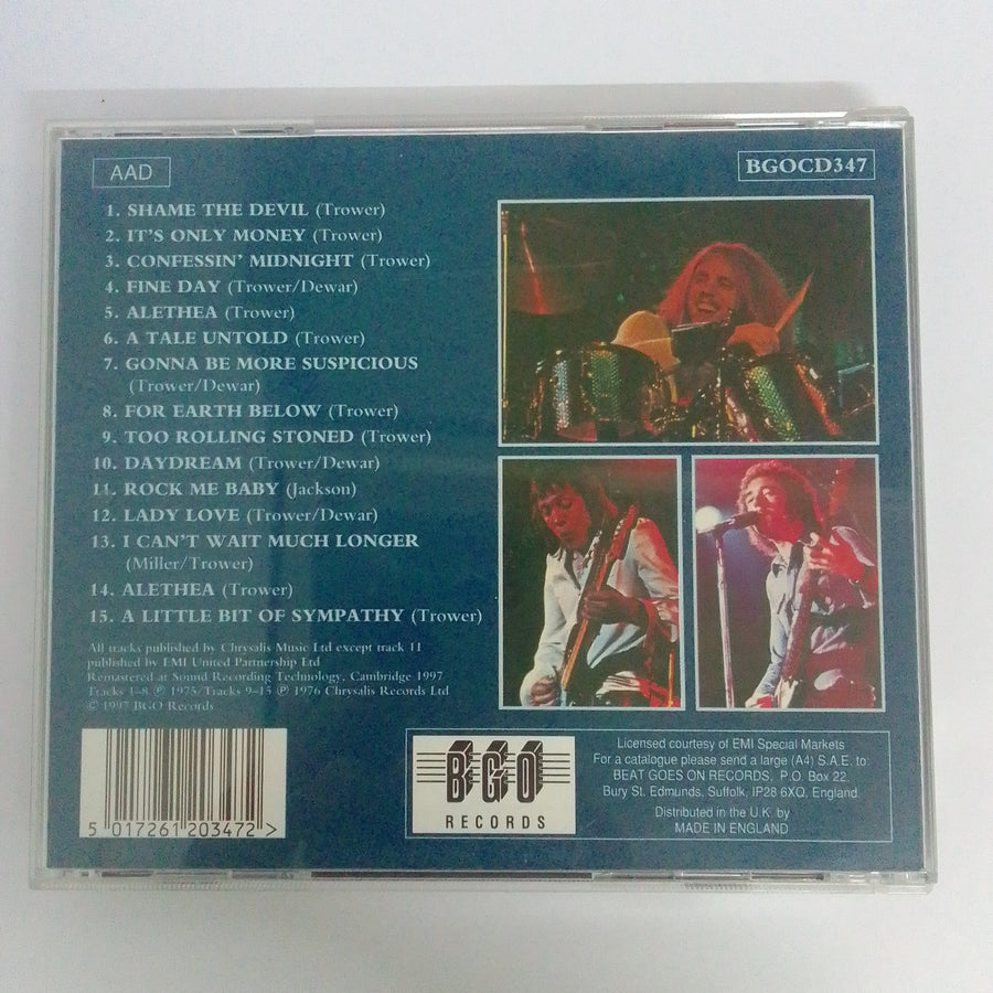 ซีดี Robin Trower - For Earth Below / Live (CD) (VG+)