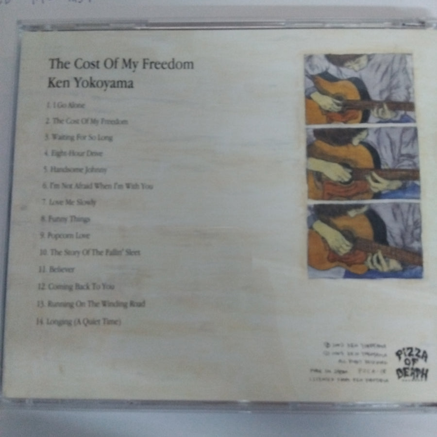 ซีดี Ken Yokoyama - The Cost Of My Freedom CD VG+