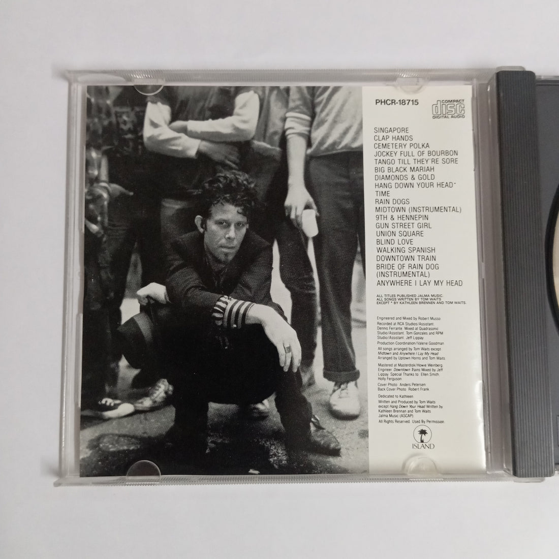 ซีดี Tom Waits - Rain Dogs (CD) (VG)