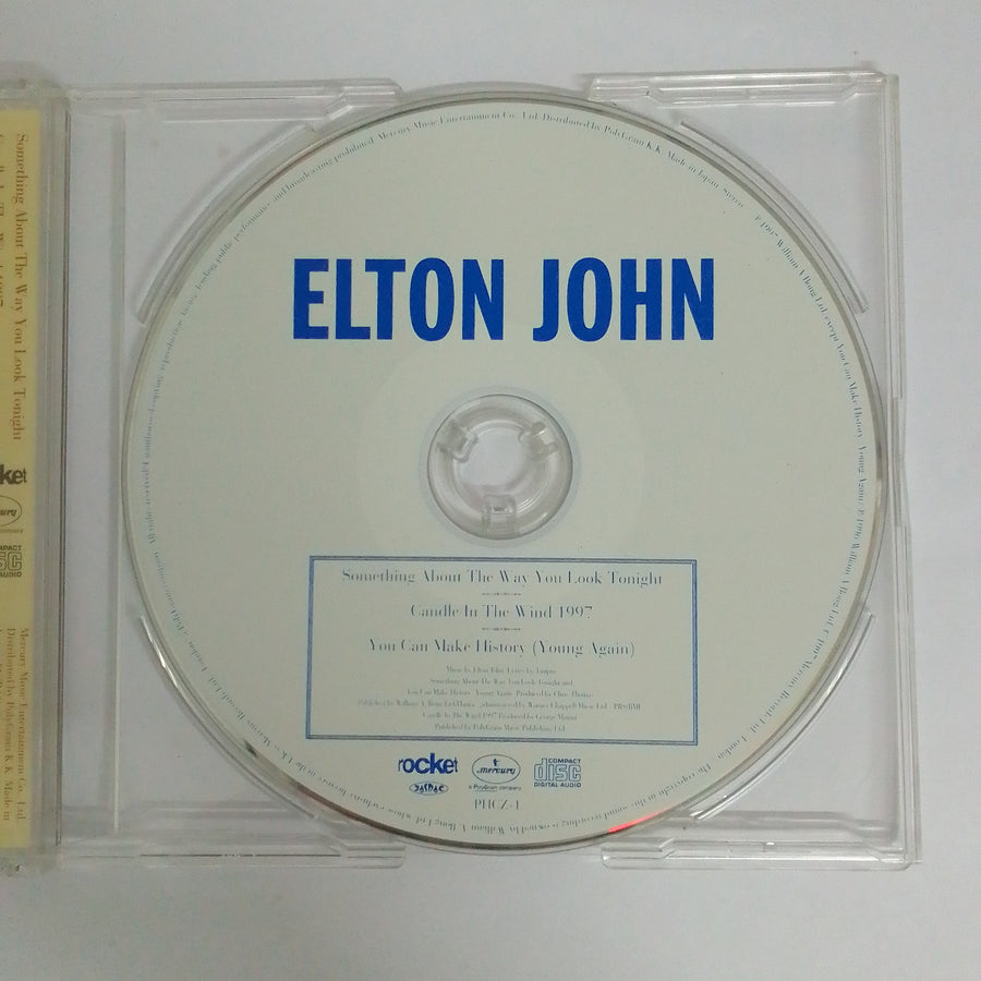 ซีดี Elton John - Something About The Way You Look Tonight / Candle In The Wind 1997 CD VG+