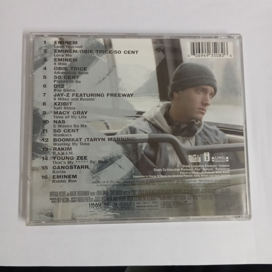 ซีดี Various - Music From And Inspired By The Motion Picture 8 Mile (CD) (VG+)