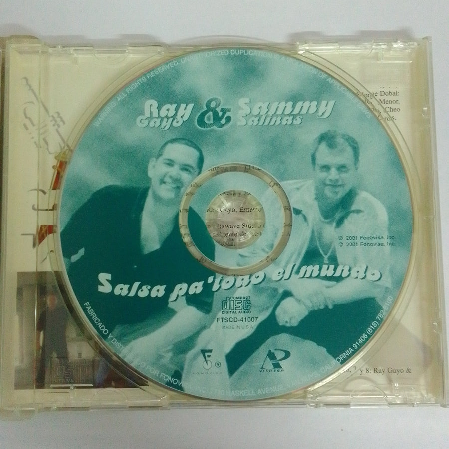 ซีดี Ray Gayo & Sammy Salinas - Salsa Pa'todo El Mundo (CD) (VG+)