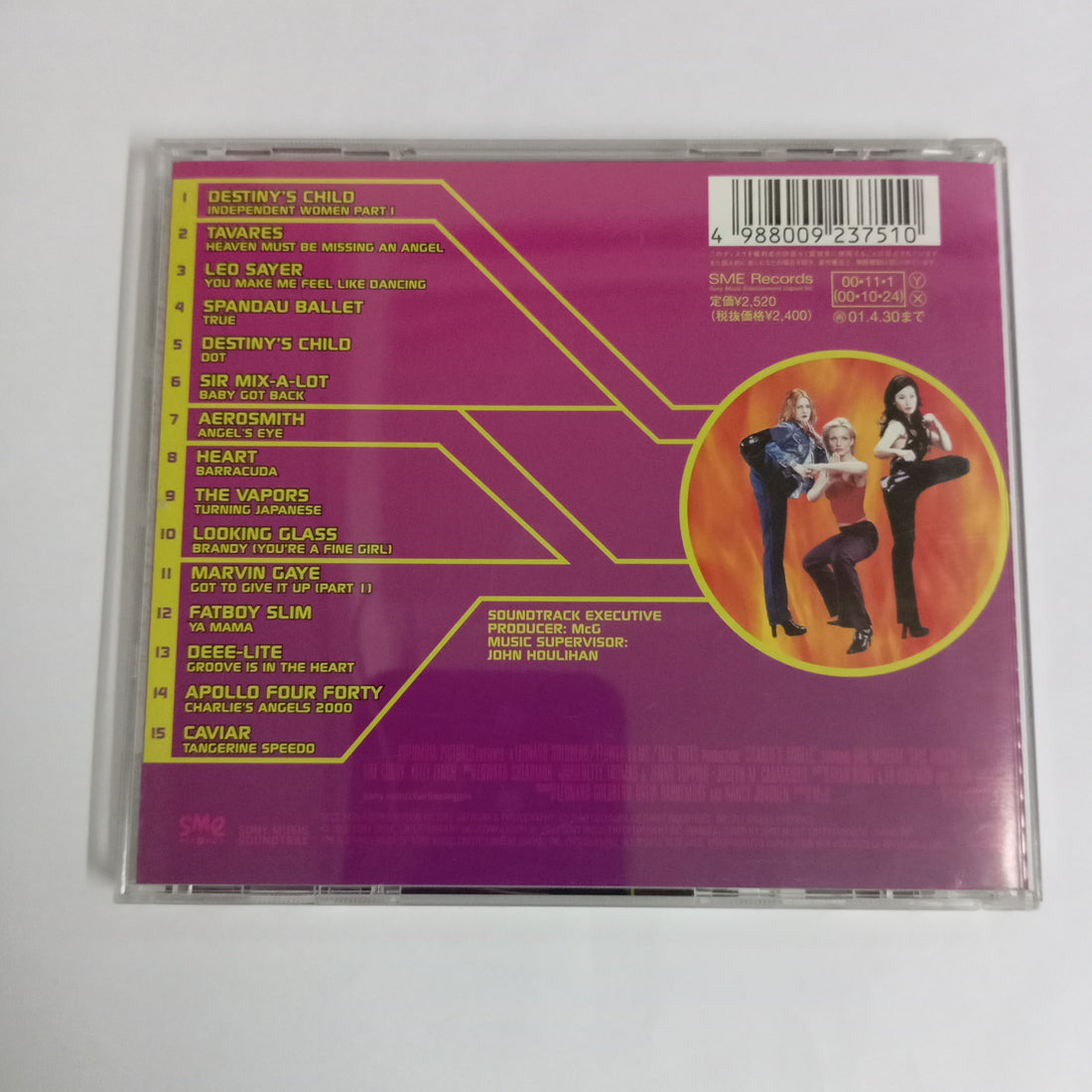 ซีดี Various - Charlie's Angels: Music From The Motion Picture (CD) (NM or M-)