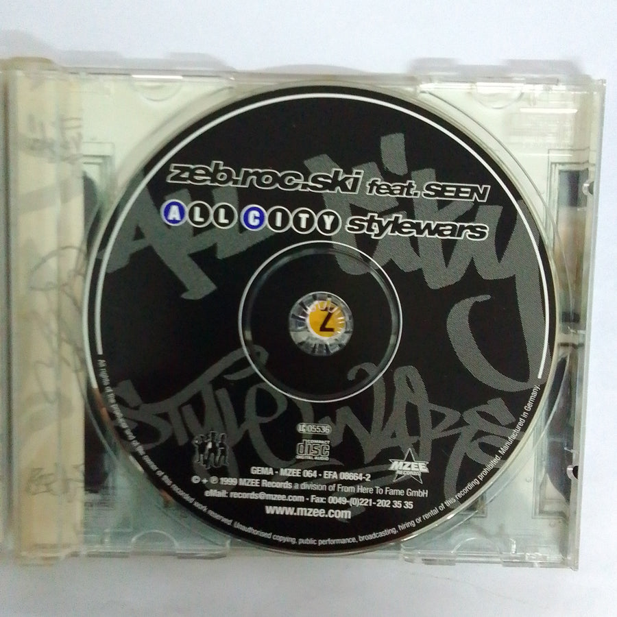 ซีดี Zeb.Roc.Ski Feat. Seen  - All City / Style Wars (CD) (VG+)