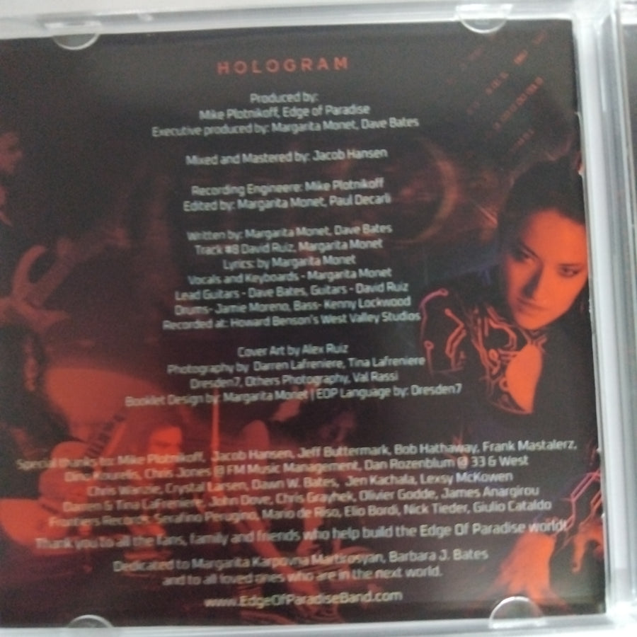 ซีดี Edge Of Paradise - Hologram CD VG+