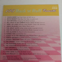 ซีดี Various - 100 Rock 'N' Roll Favourites (CD) (VG+)